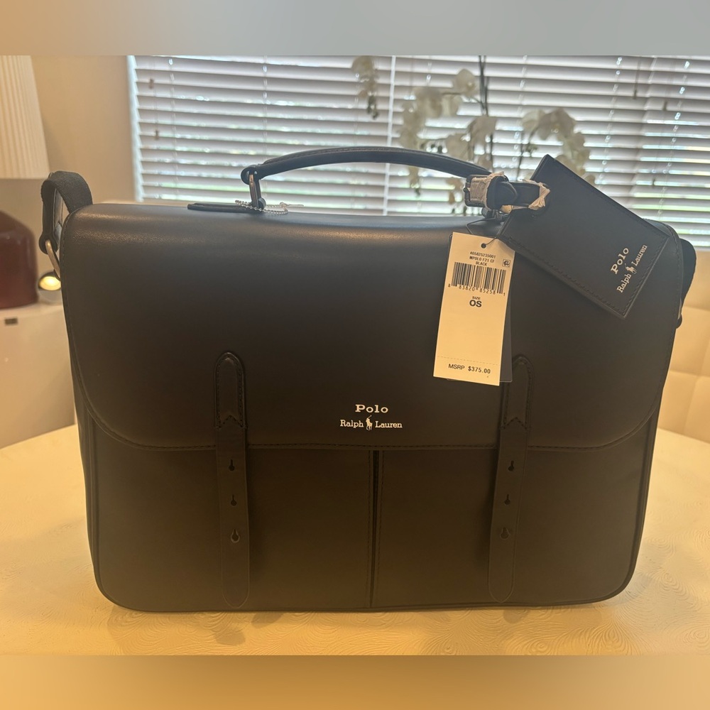 Leather Messenger Bag - Polo Ralph Lauren